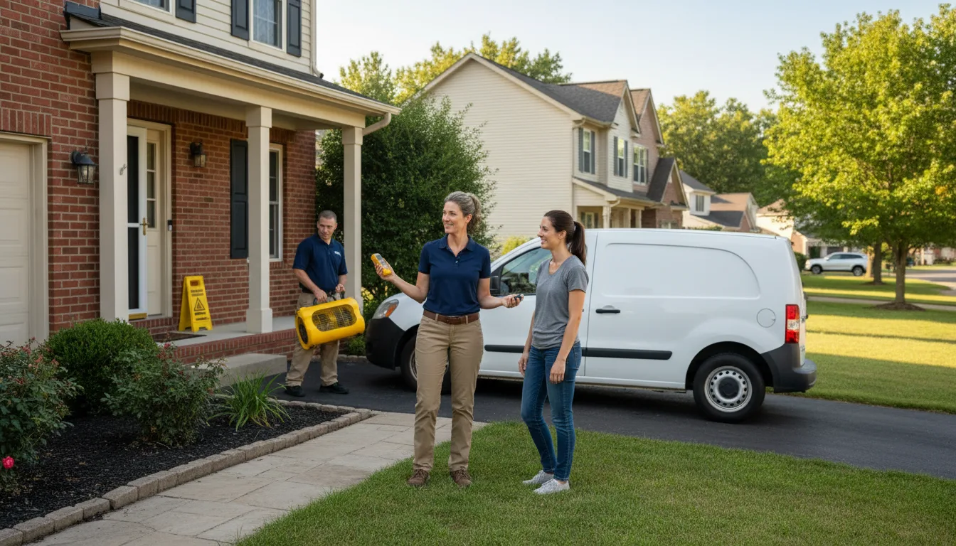 Residential water damage restoration in Harrisburg, OR